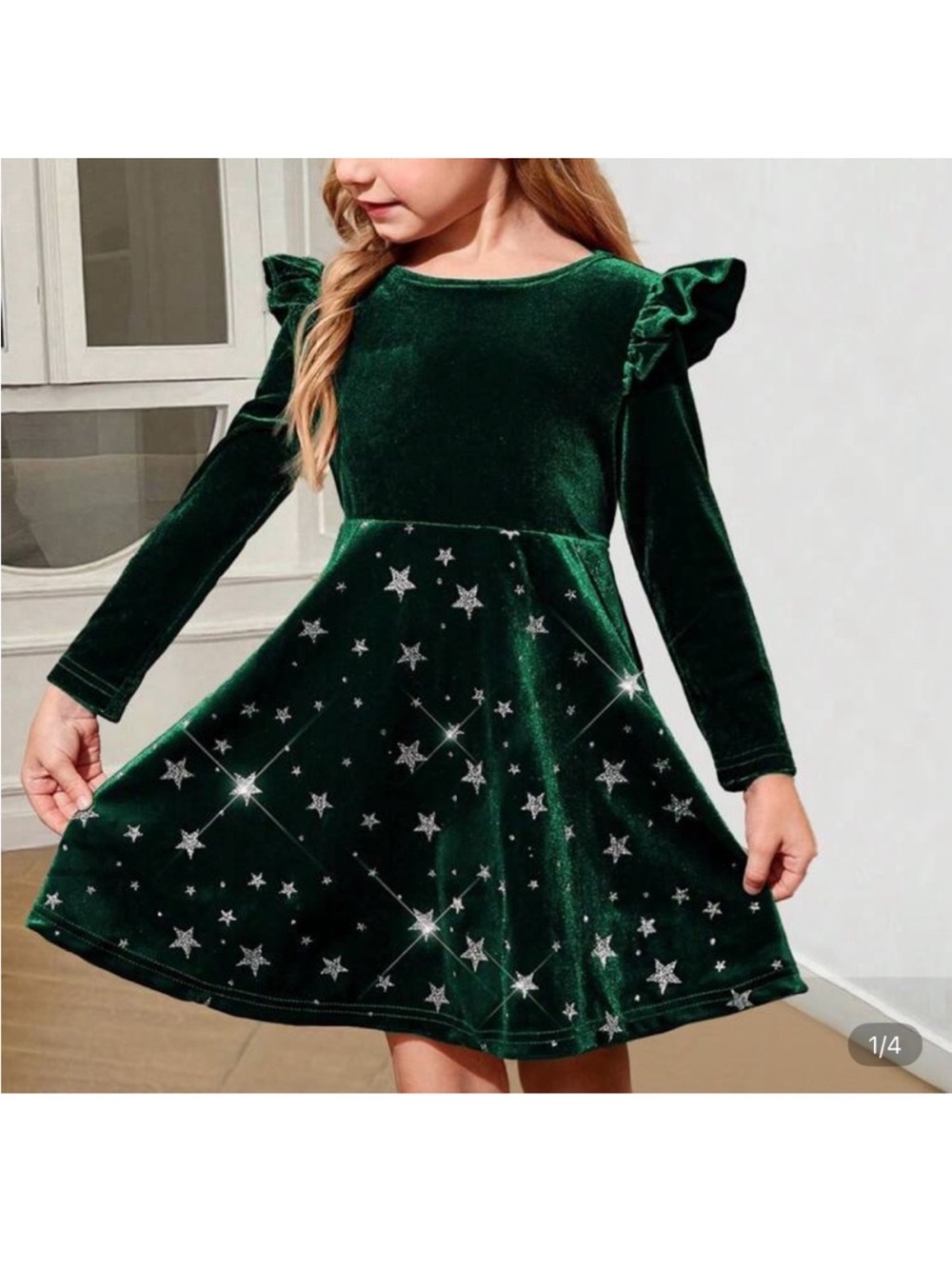 Shein green dress